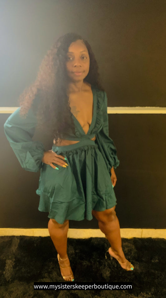 KELLY DRESS (Green) - My Sister's Keeper Boutique LLC